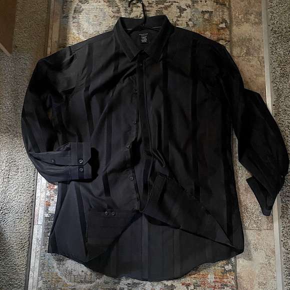 Black Structure Button Up | XX-Large | Never Worn - Picture 1 of 4